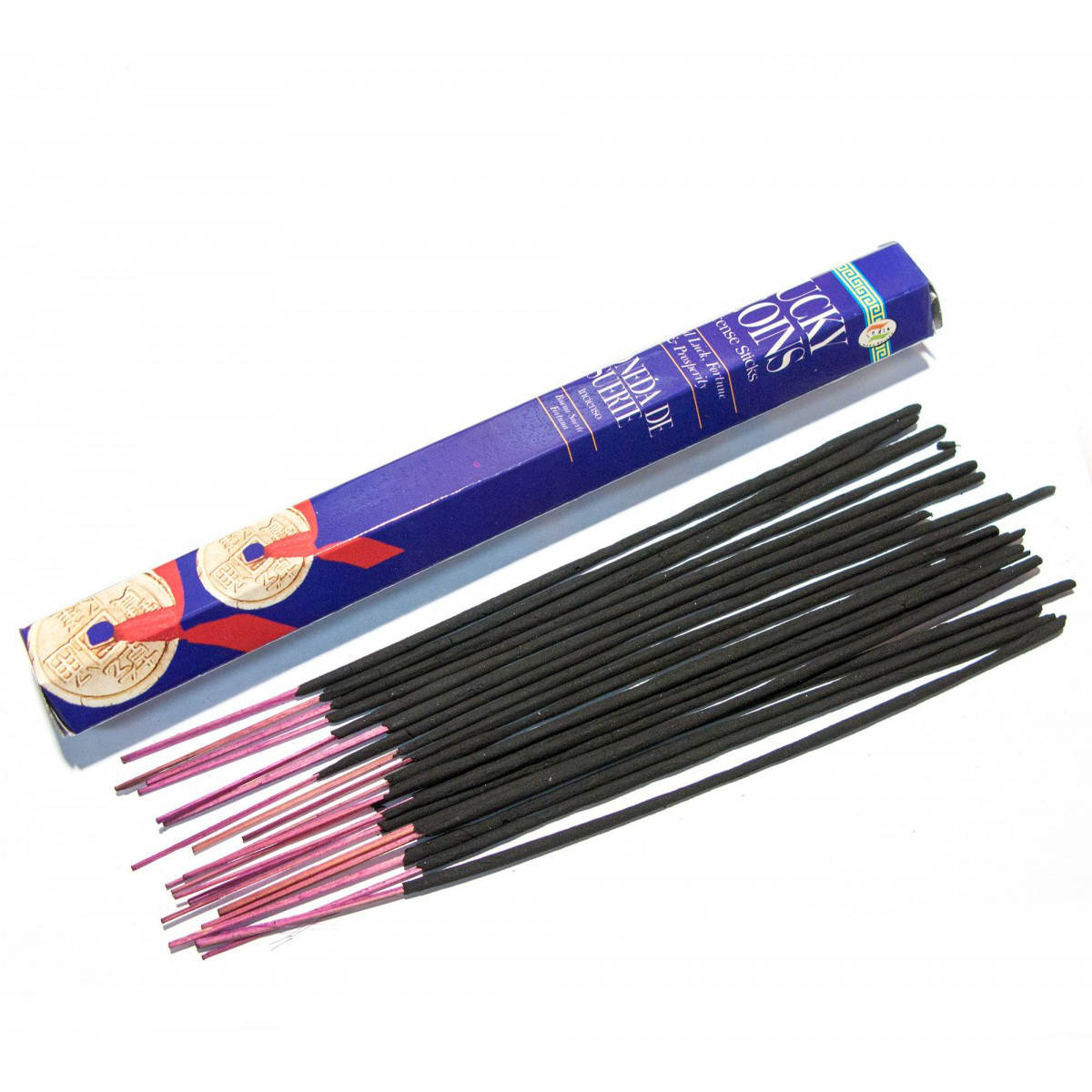 

Ароматические палочки Lucky Coins (Счасливые Монеты)(Darshan)(6/уп) шестигранник