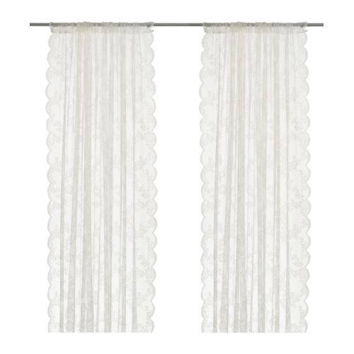 

АЛЬВИНЕ СПЕТС Тюль, кремовый, 80070763, IKEA, ИКЕА, ALVINE SPETS