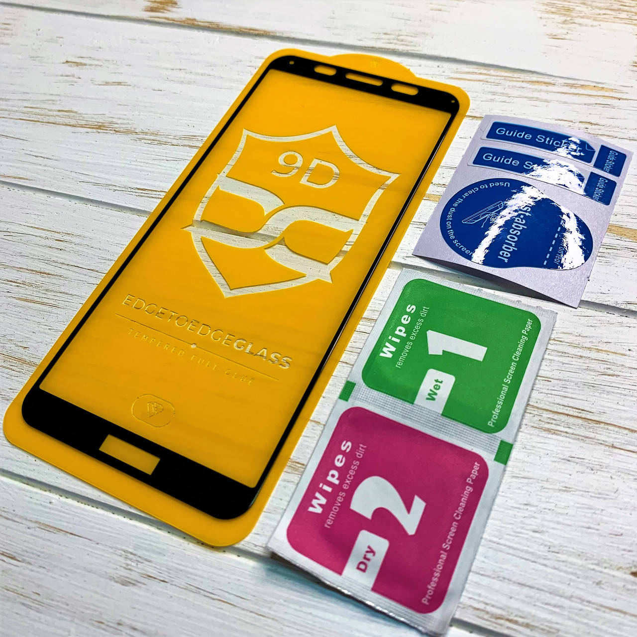 

Защитное стекло для Xiaomi Redmi 7A 9D чёрное, Прозрачный