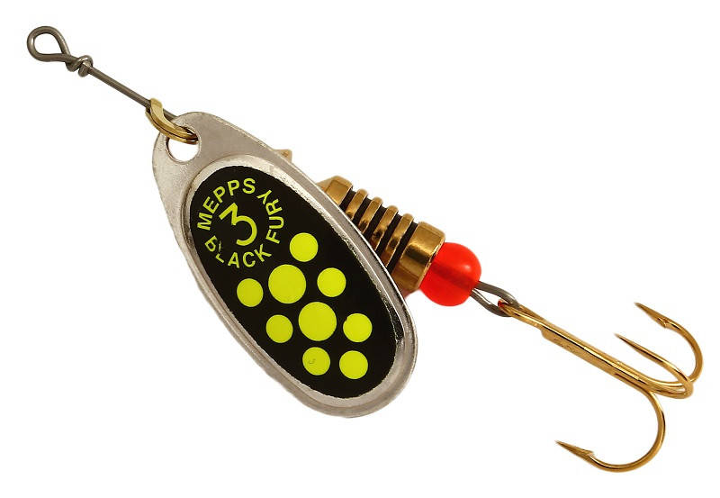 

Блесна Mepps Black Fury 3 Silver/Green