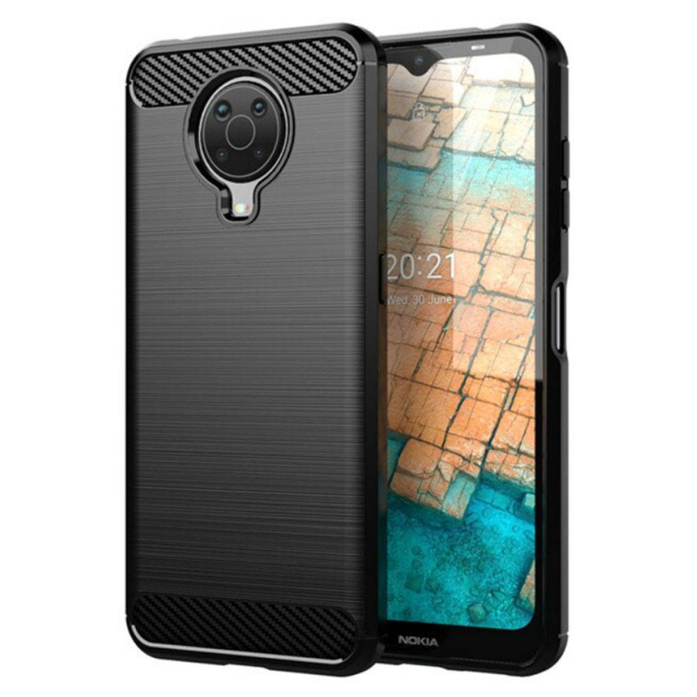 

Чехол накладка Polished Carbon для Nokia G10 / G20 черный