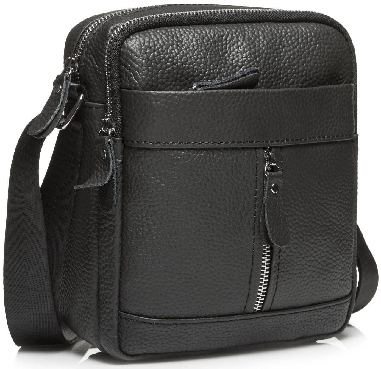 

Кожаная мужская сумка Tiding Bag M38-98347A, Черный