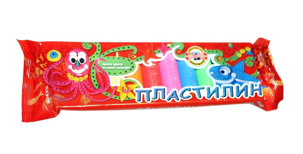 

Пластилин Подводный мир 10цв, 200г, полиэт.