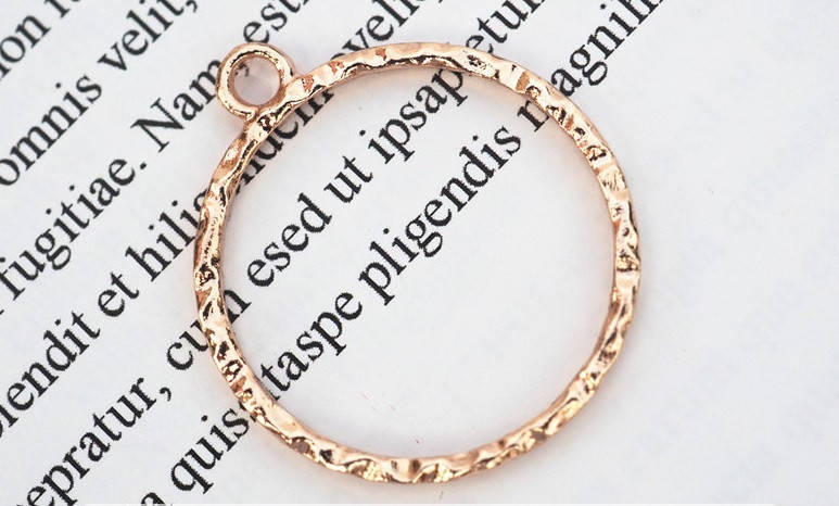 

Форма (рамка, подвеска) для эпоксидной смолы, Круг 2, Золотистый