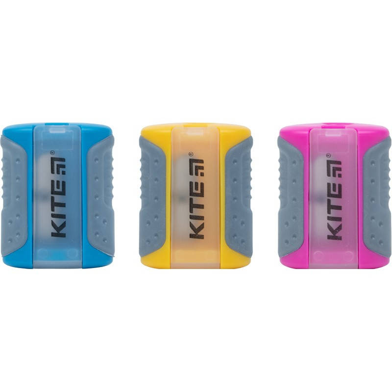 

Стругачка Kite Soft з контейнером, мікс, Разные цвета