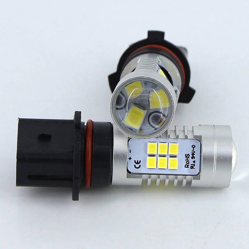 

DRL ДХО LED лампы диодные P13W с линзой