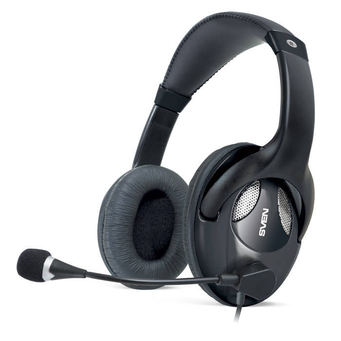 

Наушники SVEN AP-670MV с микрофоном черные, Черный