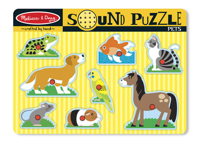 

Звуковой пазл ТМ Melissa&Doug Домашние Животные