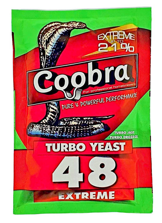 

Турбо сухие дрожжи Coobra Turbo Extreme 48