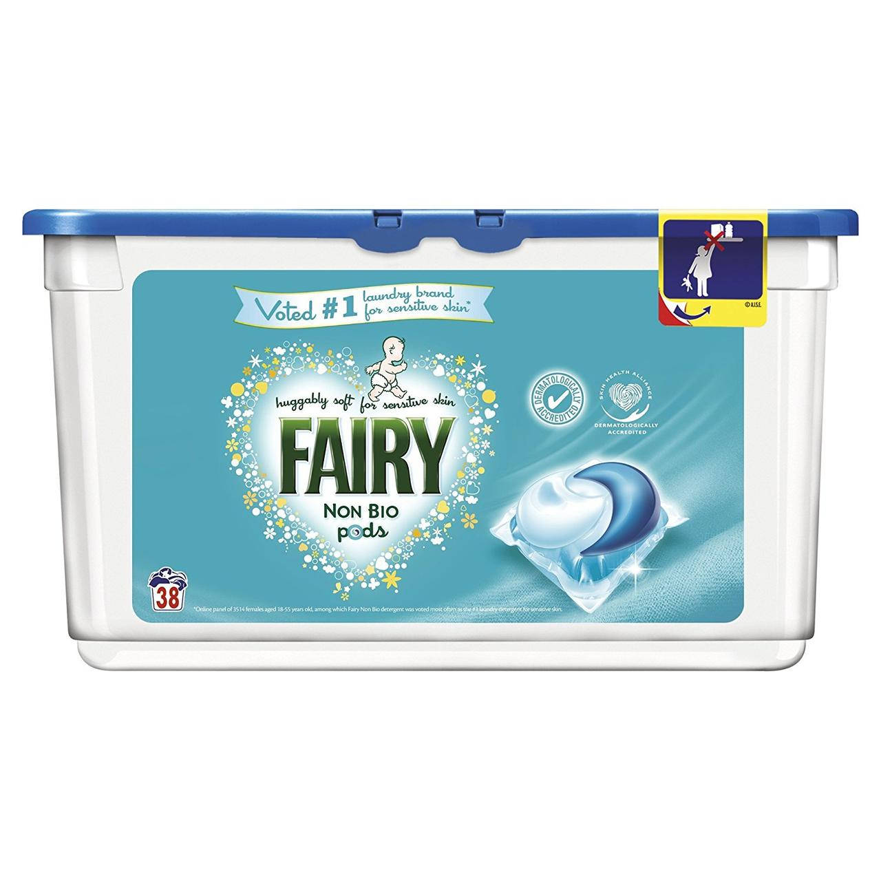 

Капсулы для стирки универсального белья Fairy Non Bio 38 шт
