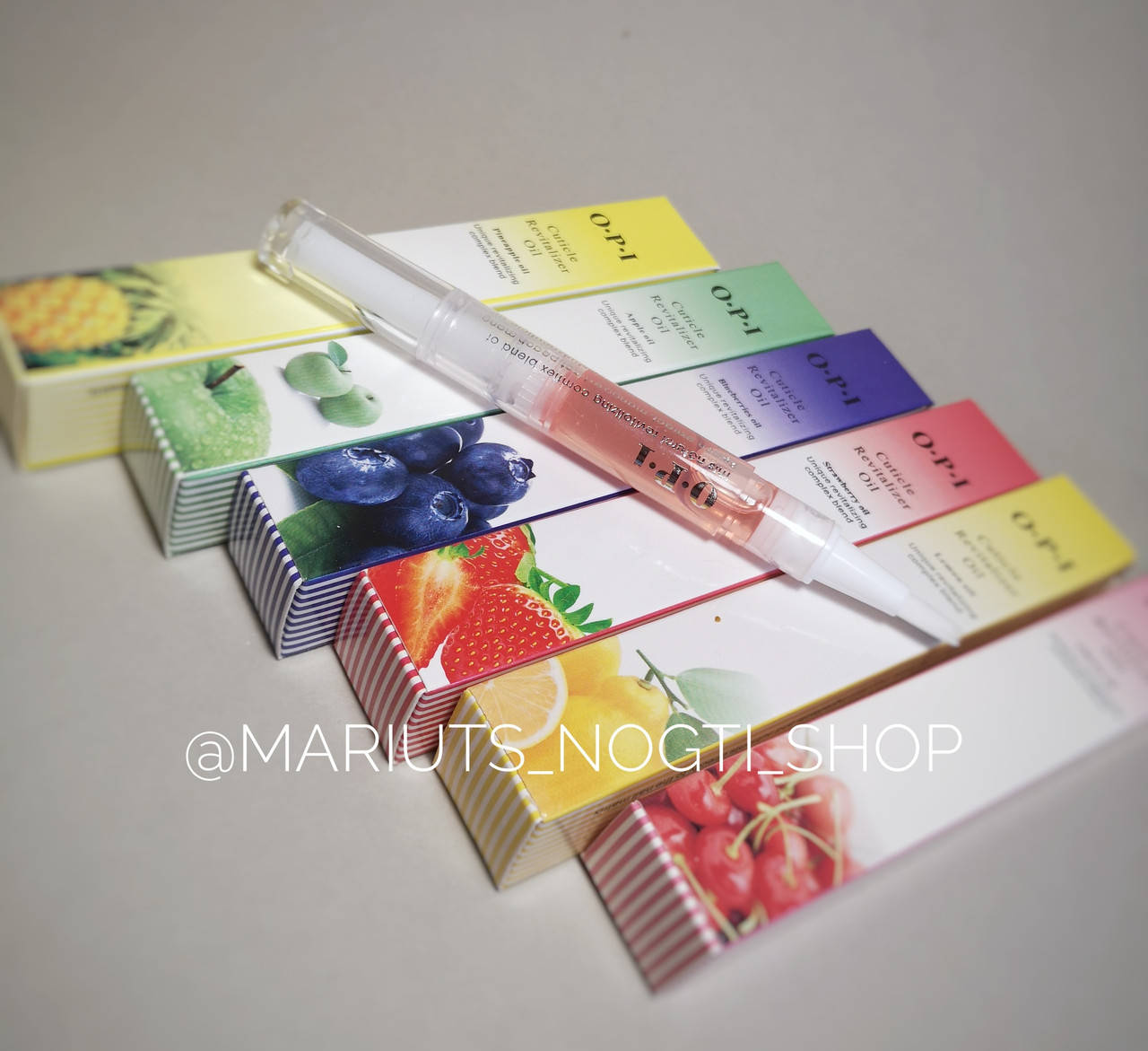 

Масло для кутикулы Карандаш Объем 7 Opi Аромат:лимон, апельсин, яблоко, арбуз,вишня, ананас, черника, клубника