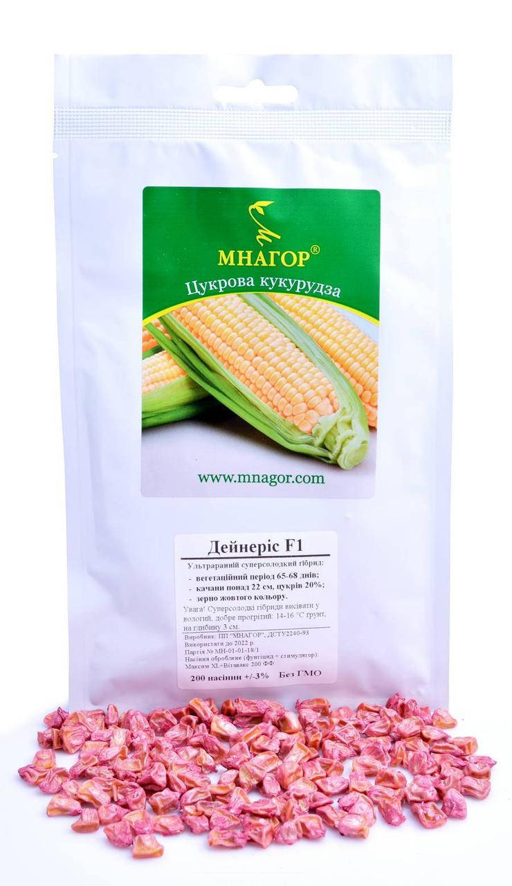 

Сахарная кукуруза Дейнерис (Барселона) F1, Sh2-тип, 200 семян на 30 м², 65-68 дней, ультраранний