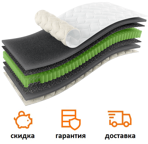 

Матрас ортопедический Эпсилон ЕММ, Epsilon Organic 140х190