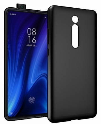 

Чёрный чехол для Xiaomi Mi 9T матовый ТПУ (бампер), Черный