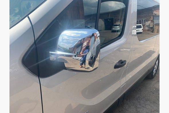

Накладки на зеркала Renault trafic (Рено трафик), 2015-.... ABS. Carmos