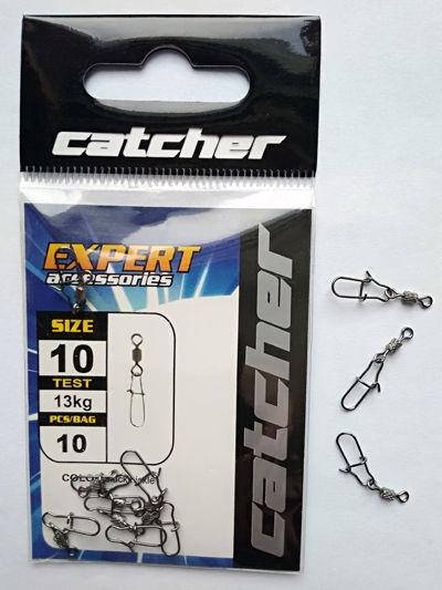 

Застежка американка с вертлюгом Catcher Expert №10