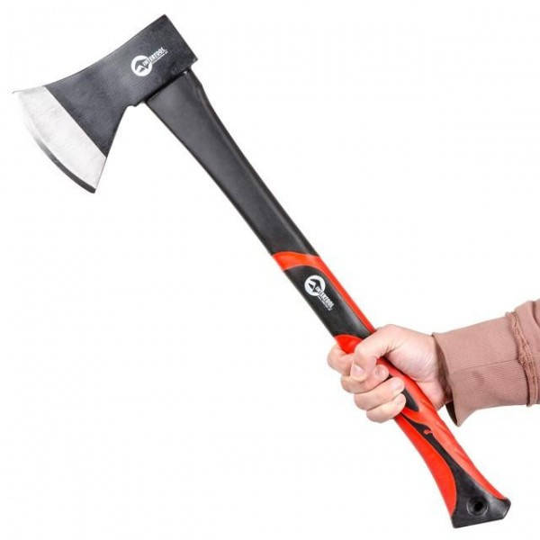 

Топор 1000 г, ручка из фибергласса. INTERTOOL HT-0263