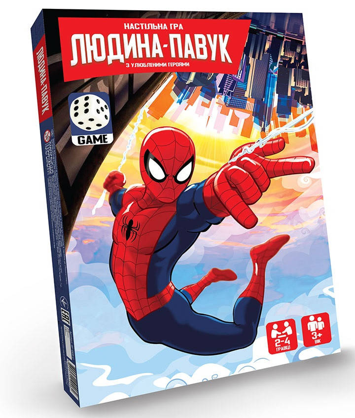

Настольная развлекательная игра "Человек-паук" Danko toys. ДТ-ИМ-11-27