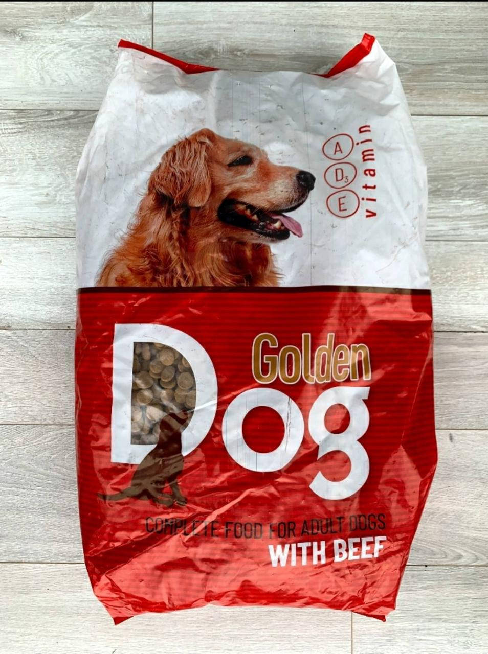 

Сухой корм для собак GOLDEN DOG с говядиной 10кг
