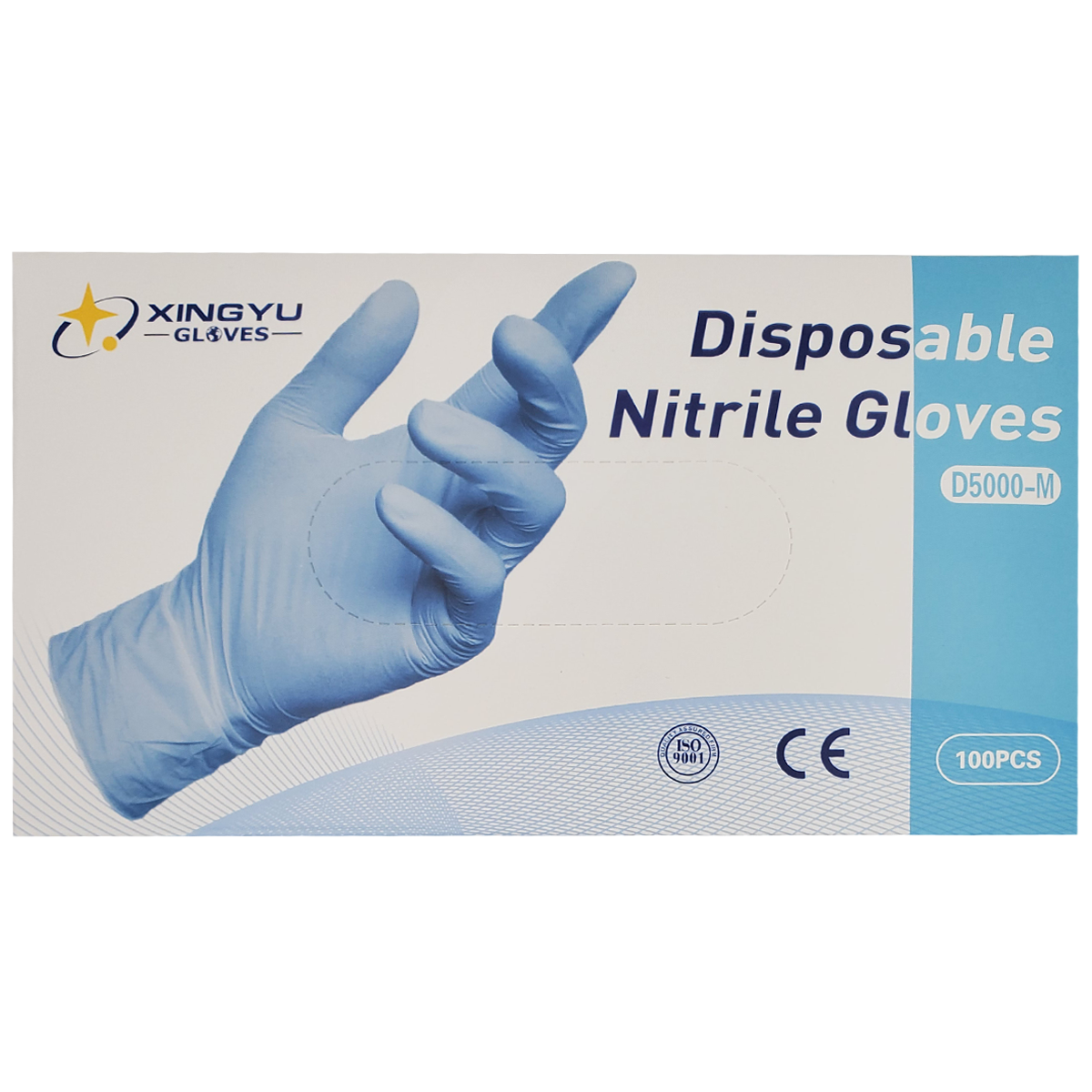 

Перчатки PRO Service нитриловые синие М 100шт, Голубой