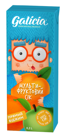 

Сок Galicia Мультифруктовый 200 мл