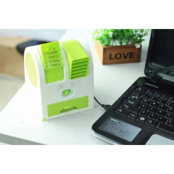 

Мини кондиционер Conditioning Air Cooler USB Electric Mini Fan (Air Fan-green), нет риска