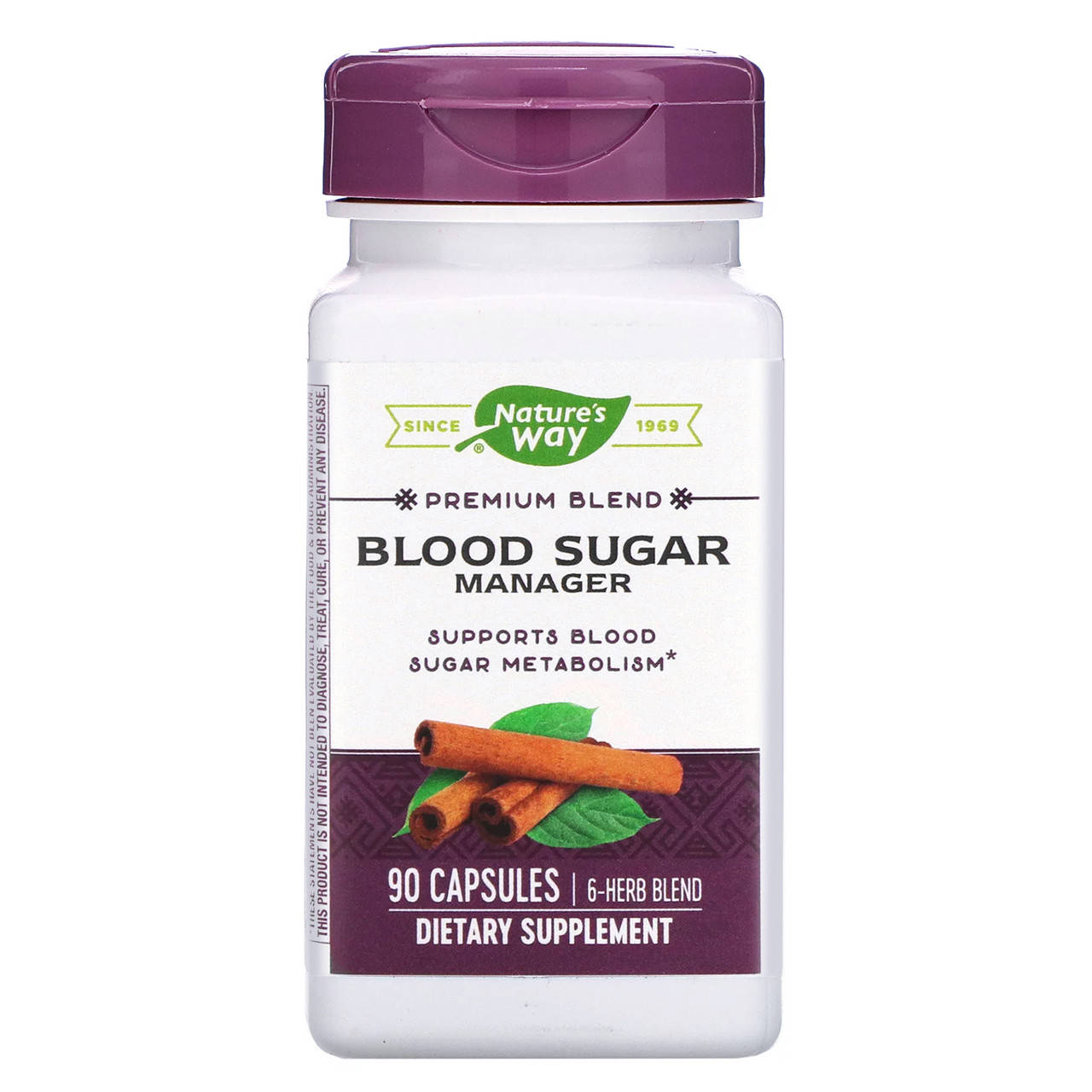 

Комплекс для метаболизма сахара в крови Nature's Way "Blood Sugar Manager" (90 капсул)