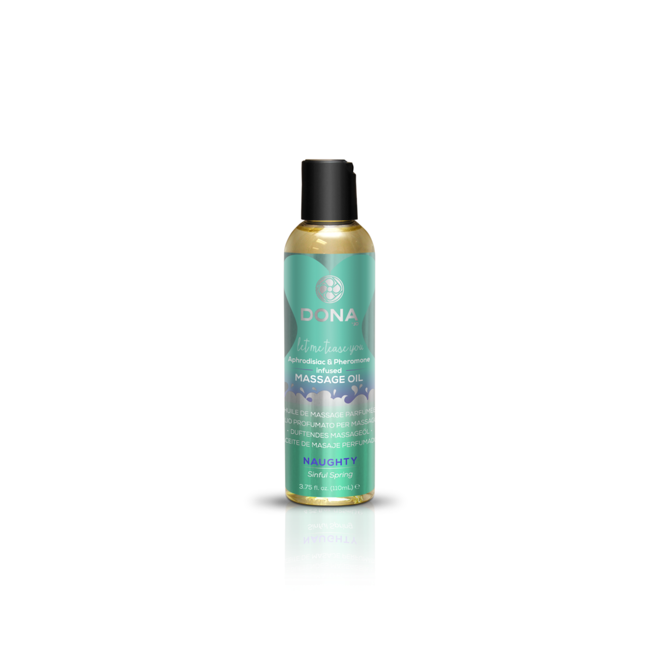 

Массажное масло DONA Massage Oil NAUGHTY - SINFUL SPRING (110 мл) с феромонами и афродизиаками