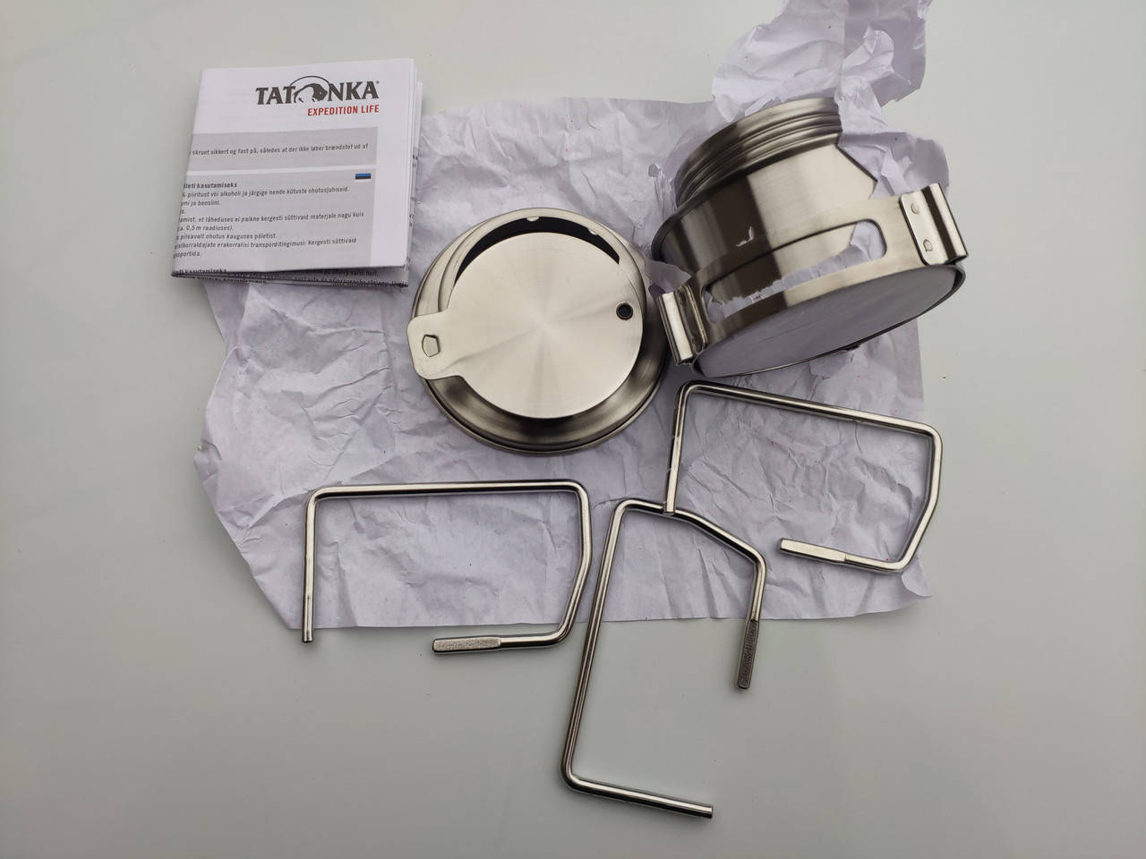 

Спиртовая горелка Tatonka Alcohol Burner Set, Набор