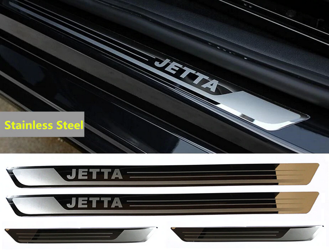 

Накладки на пороги VW Jetta MK6 с логотипом (11-14 г.в.)