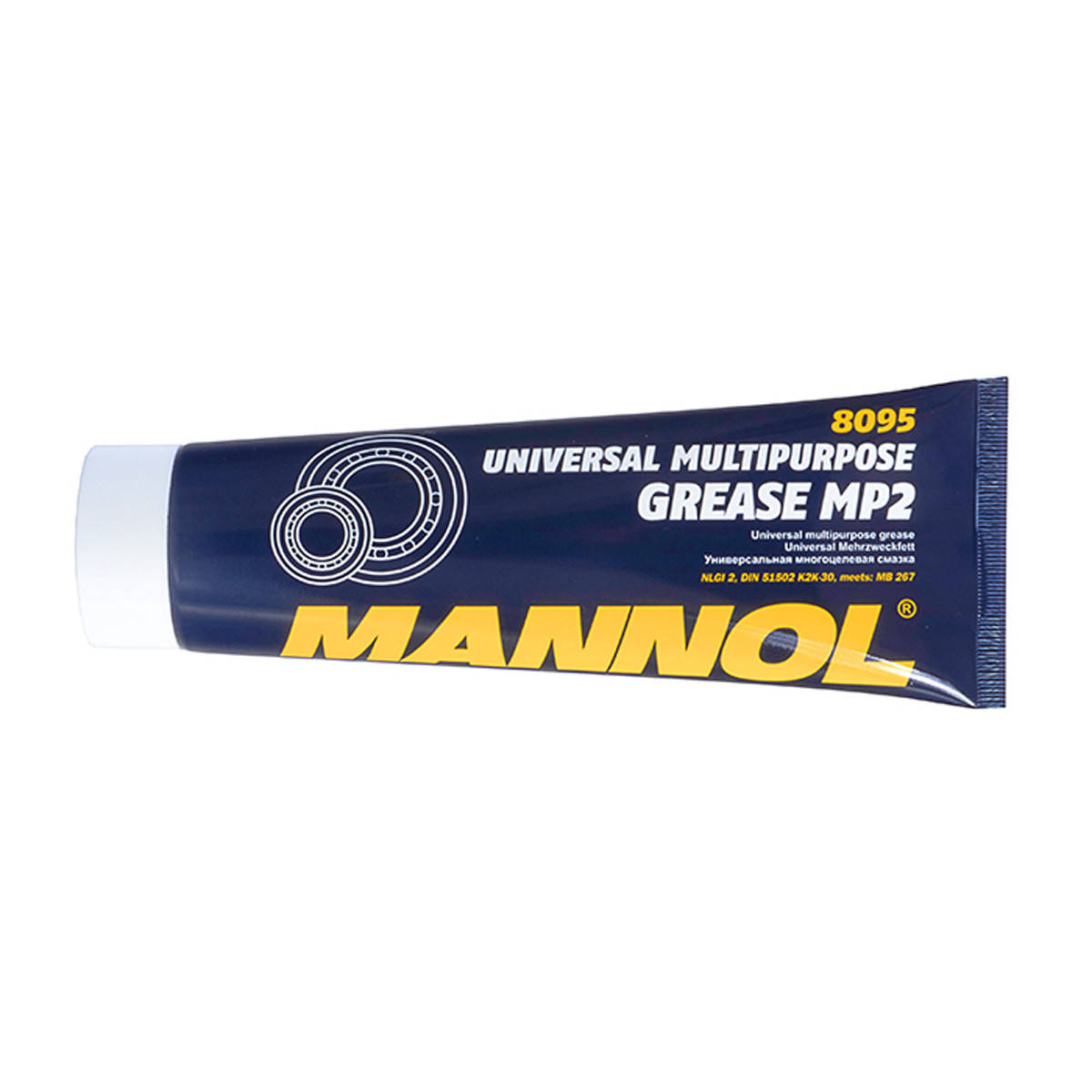 

Смазка пластичная Mannol 8095 MP-2 MULTIPURPOSE GREASE 230г консистентная универсальная (улучшенный литол)