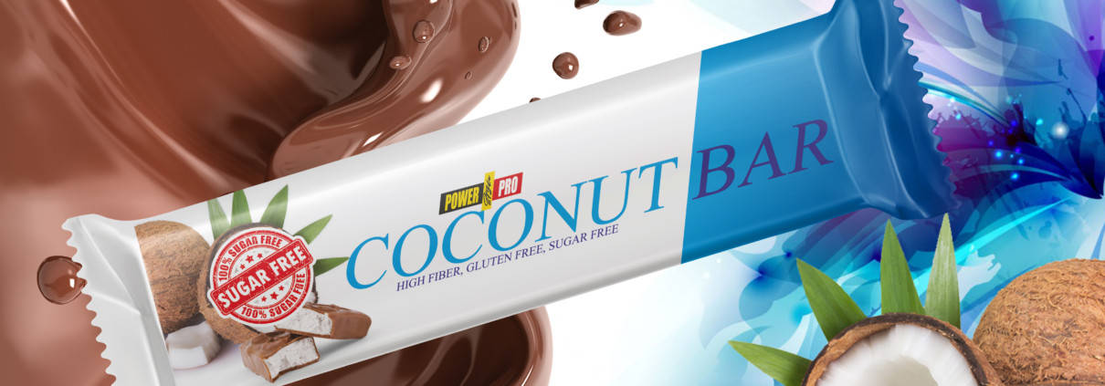 

Батончик Кокосовый Низкокалорийный Power Pro Coconut Bar БЕЗ САХАРА 50г
