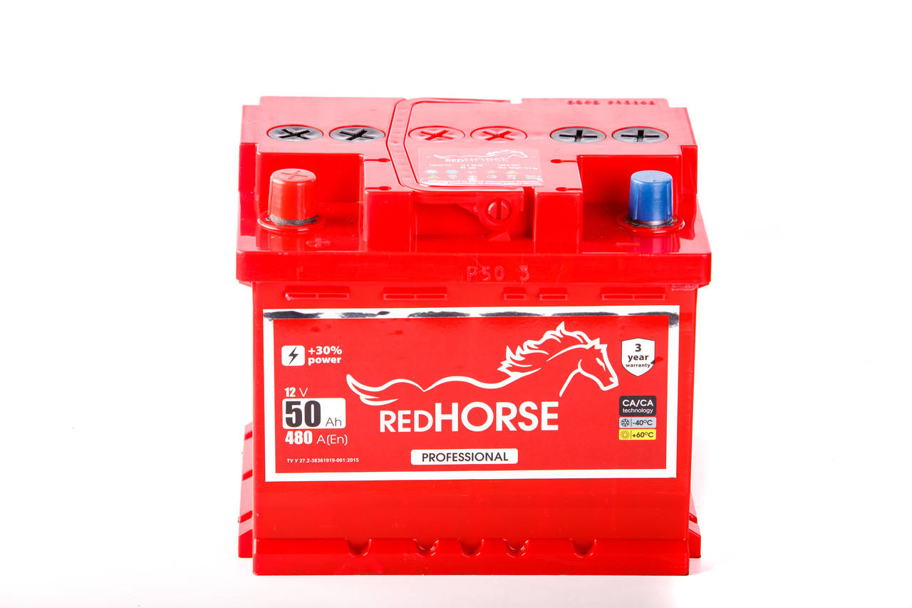 

Аккумулятор автомобильный Red Horse 6СТ-50 Аз Professional