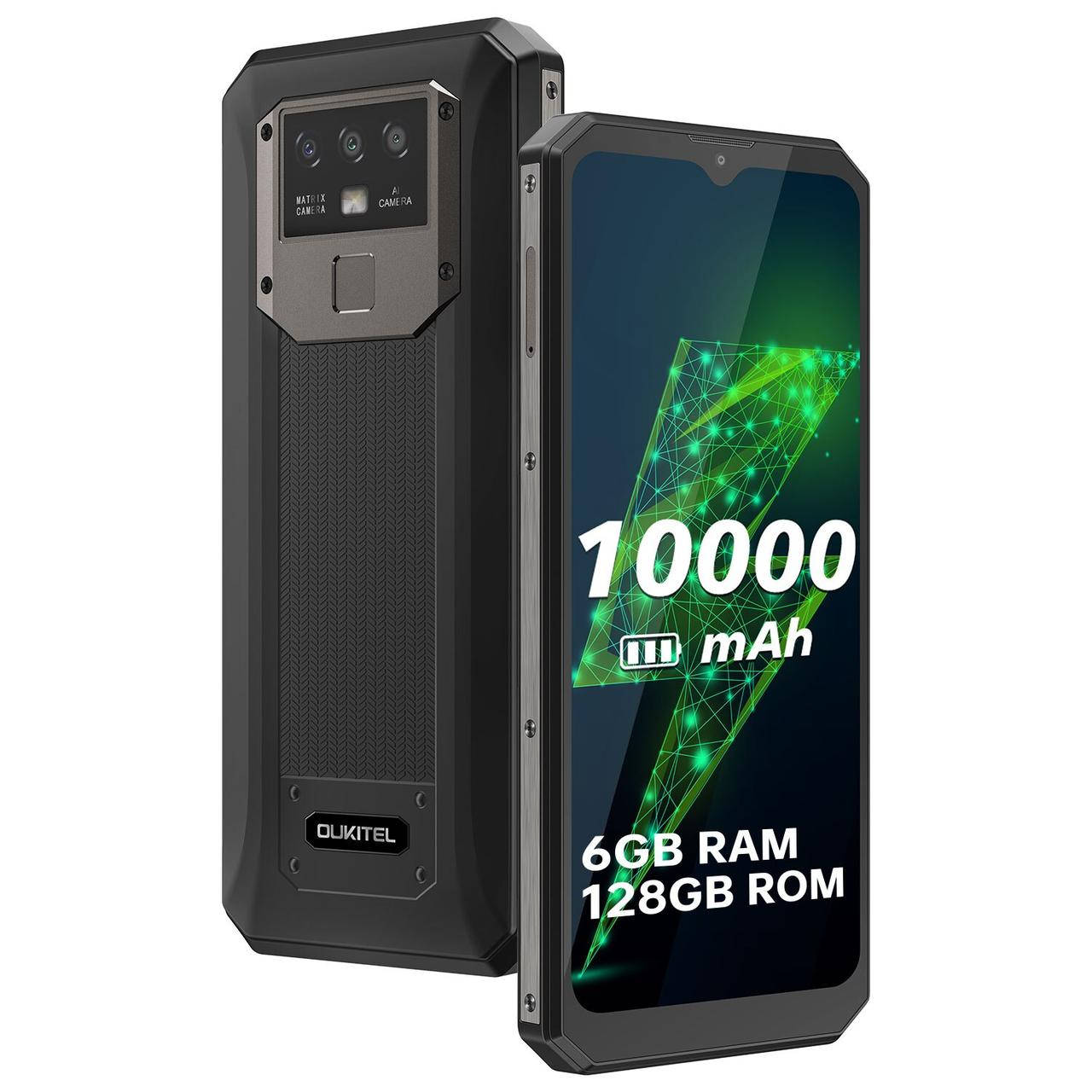 

Мощный смартфон OUKITEL K15 Pro black 6/128 Гб надежный сенсорный мобильный телефон, Черный