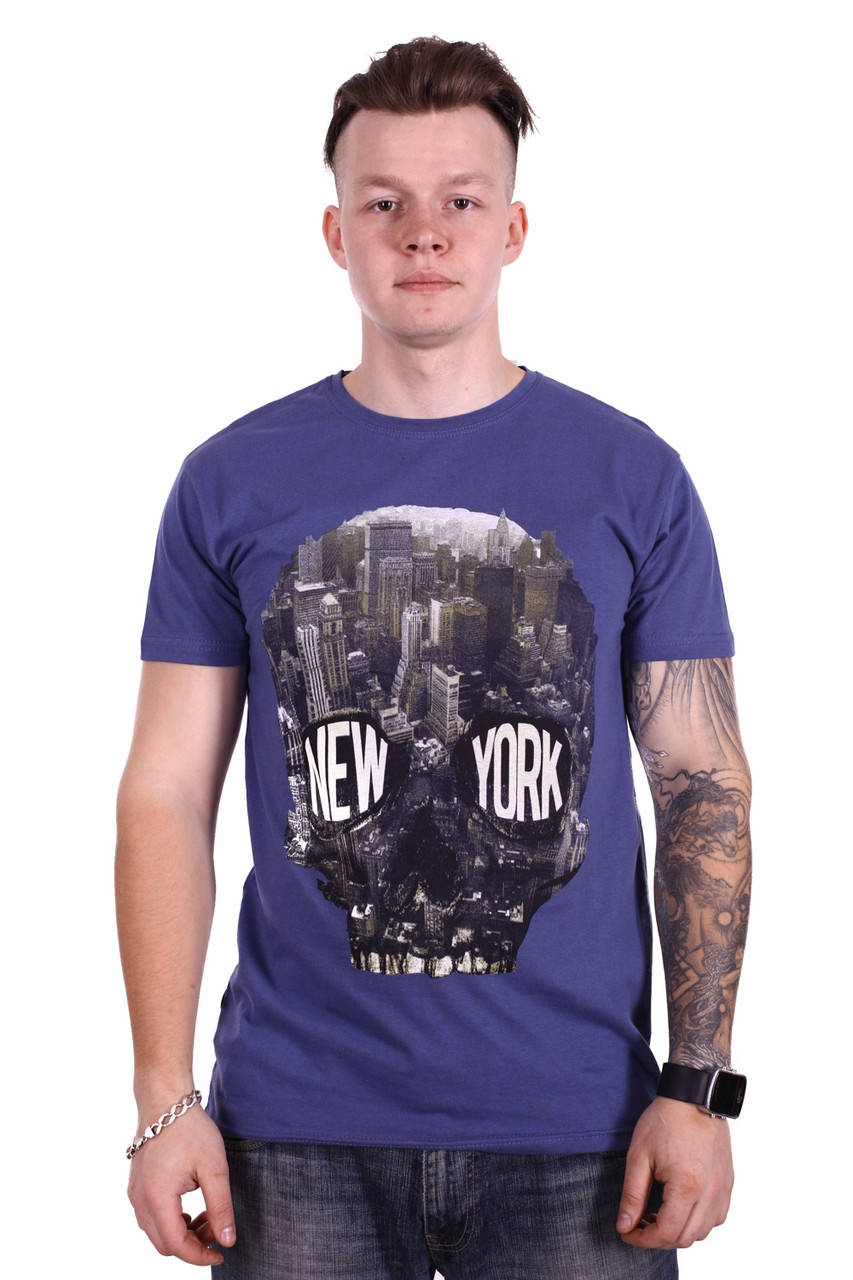 

Футболка RIXON New York f1913/3 Синяя M