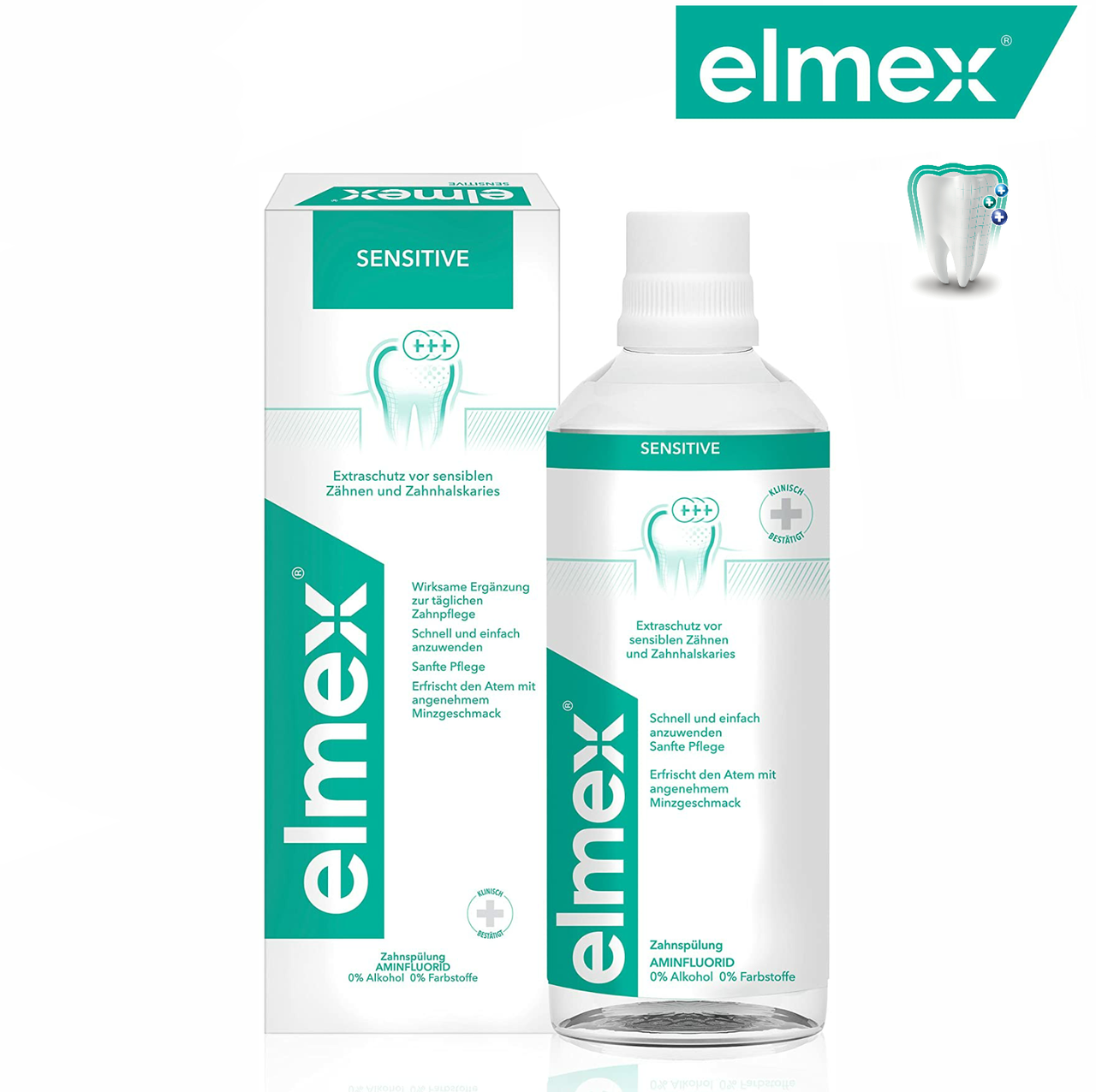 

Ополаскиватель Elmex Sensitive для снижения чувствительности зубов 400 мл