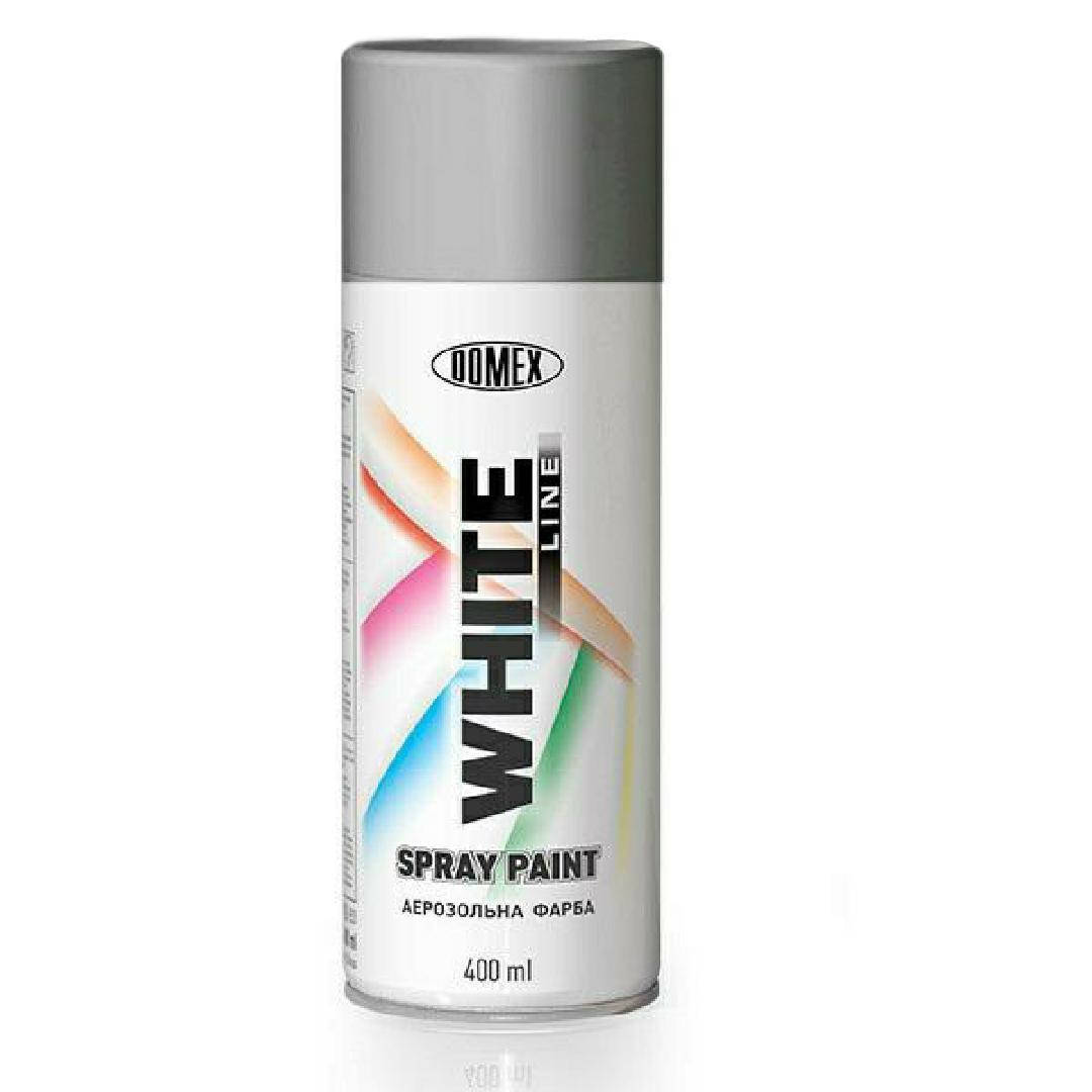 

Аэрозольный акриловый грунт Domex White Line 400 мл Cерый