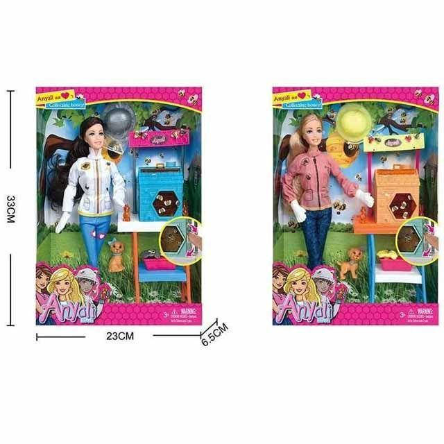 

Кукла типа барби "Пчеловод" с аксессуарами 139-1