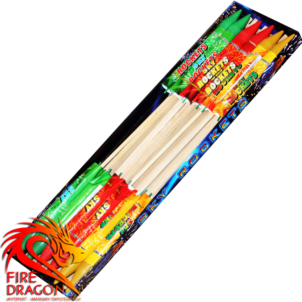 

Набор ракет GWR6106 Sky Rockets, в упаковке: 12 штук, калибр: 15 мм