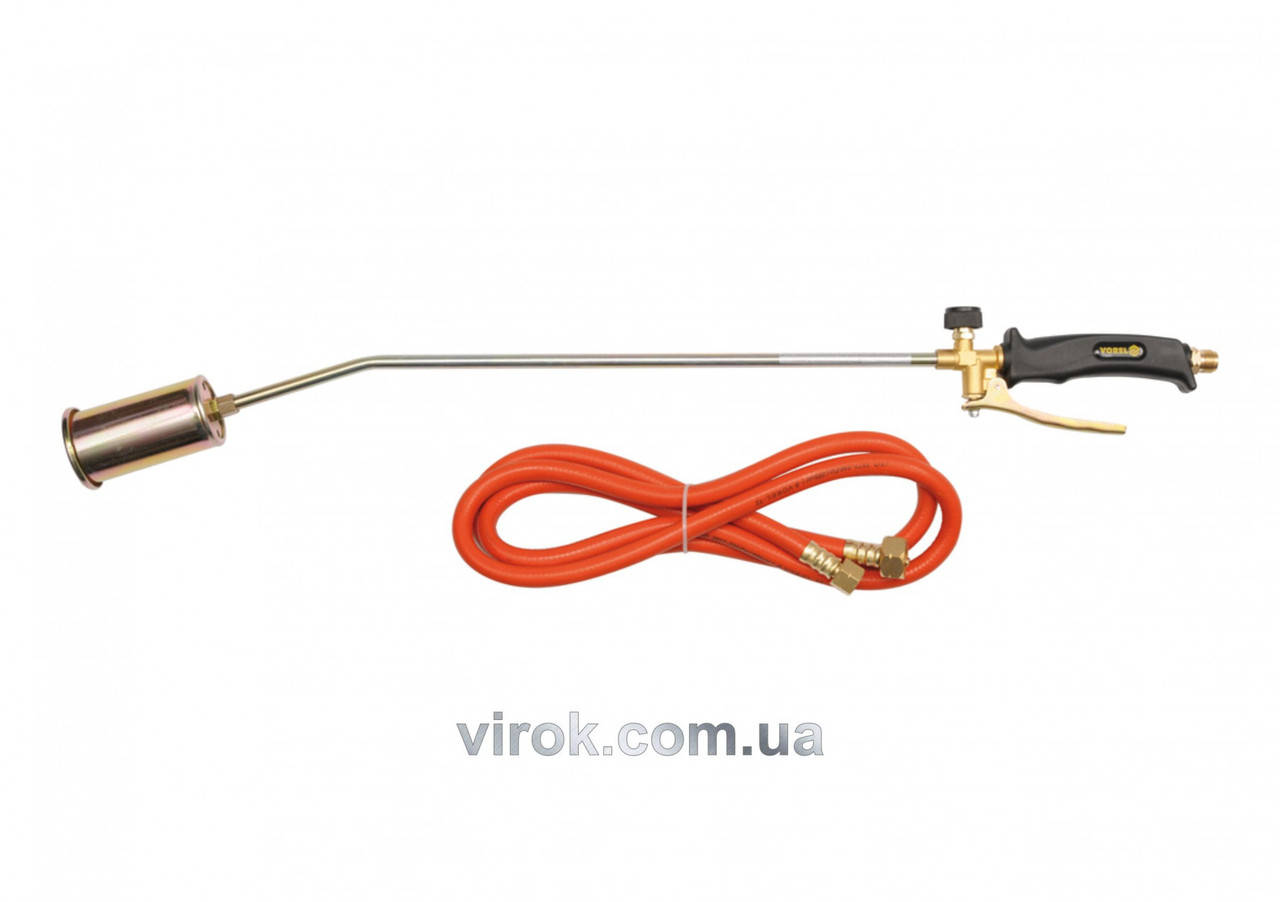 

Газовий пальник VOREL L= 780 мм з шлангом l= 2 м [20] 73341