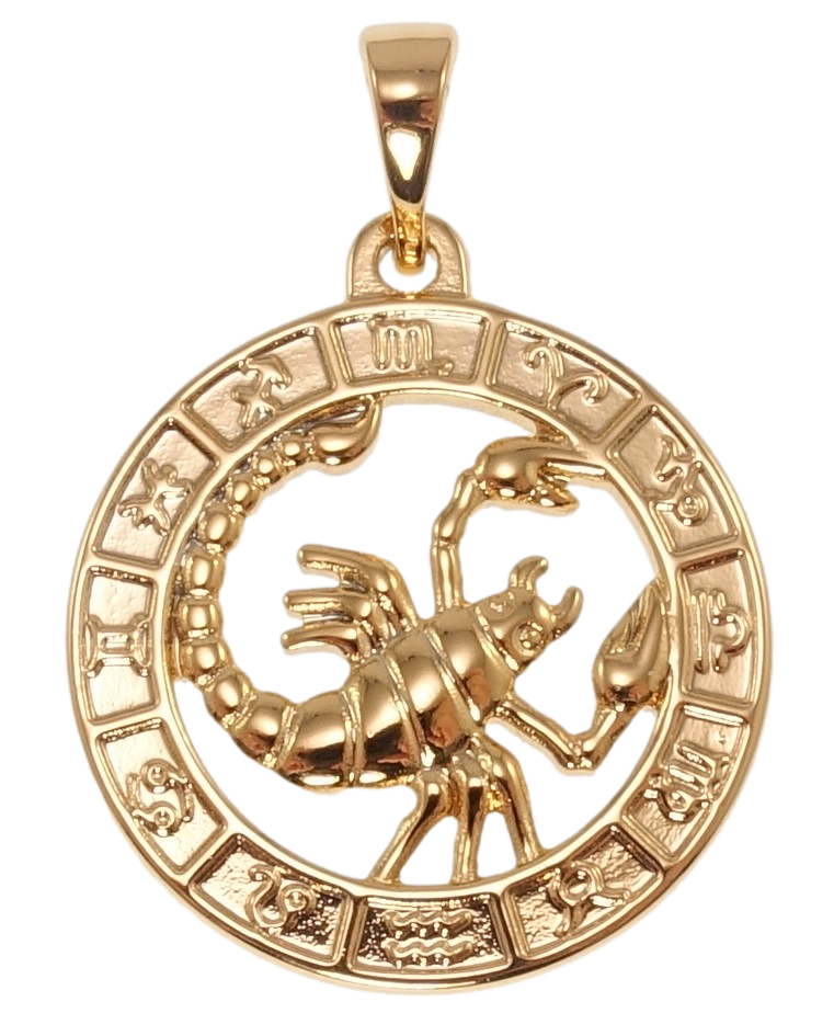 

Кулон Xuping Позолота 18K "Знак Зодиака Скорпион" для цепочки до 5мм