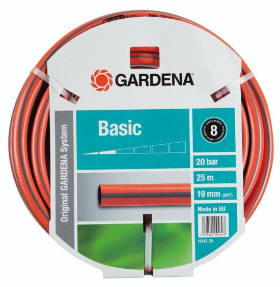 

Поливочный шланг Gardena Basic 3/4" 25 м (18143-29.000.00)