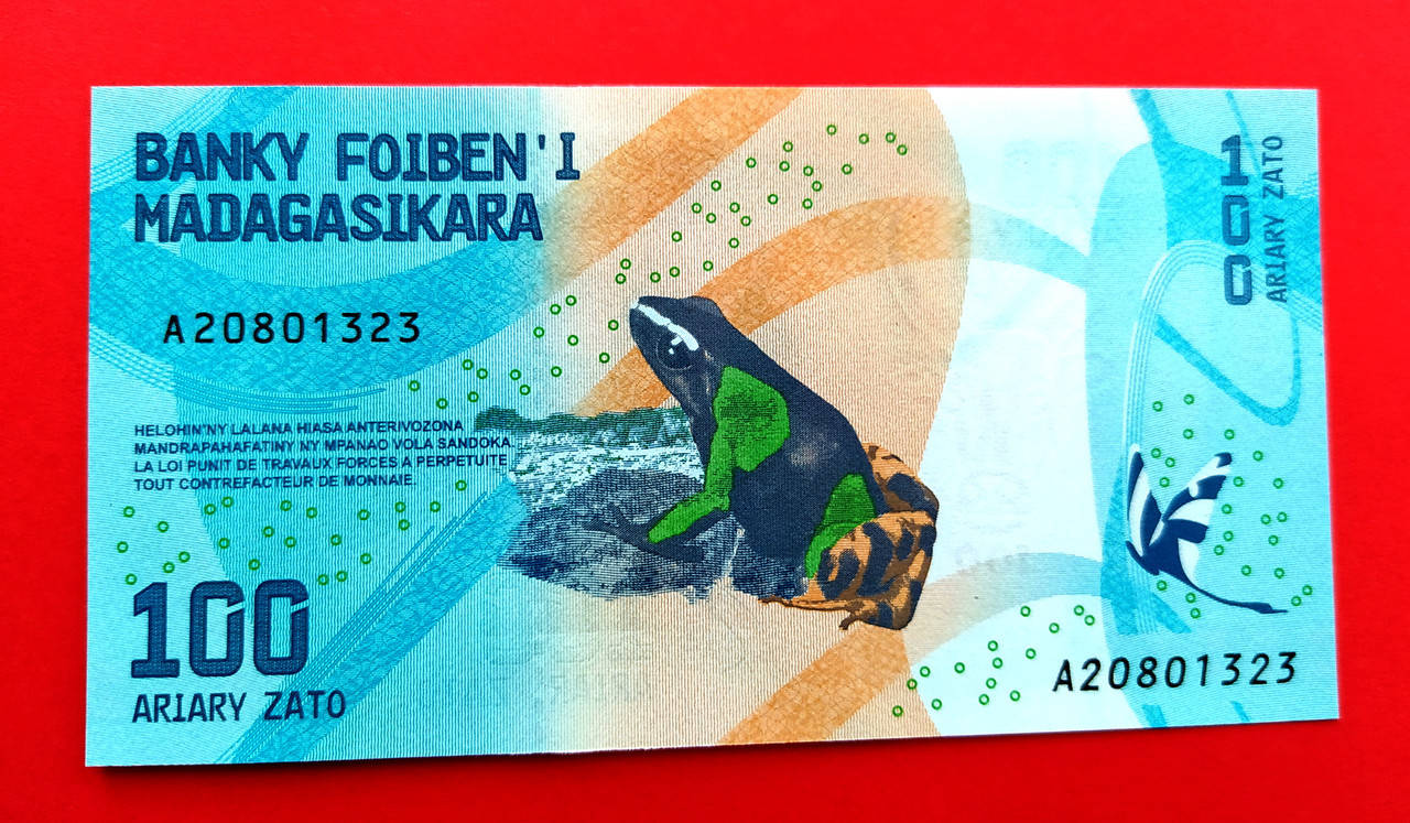 

Мадагаскар 100 аріарі 2017 UNC