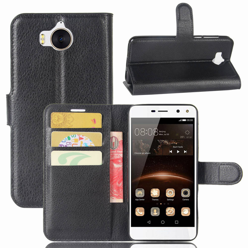 

Чехол-книжка Litchie Wallet для Huawei Y5 2017 Черный
