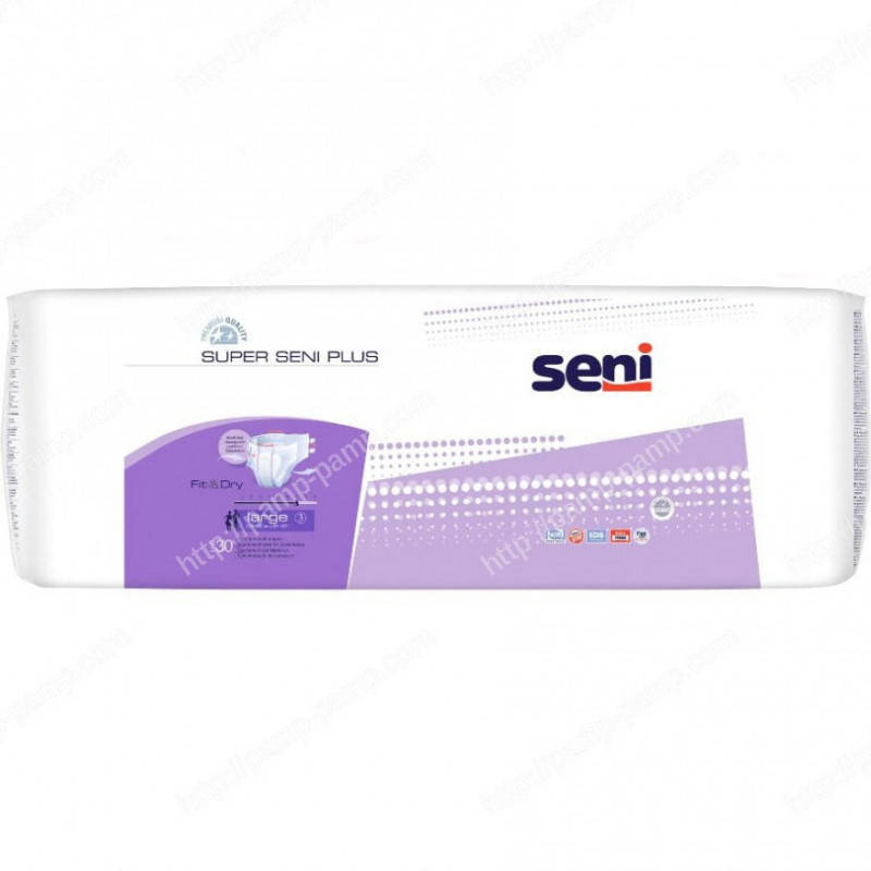 

Подгузники для взрослых Super Seni Plus large 30 шт