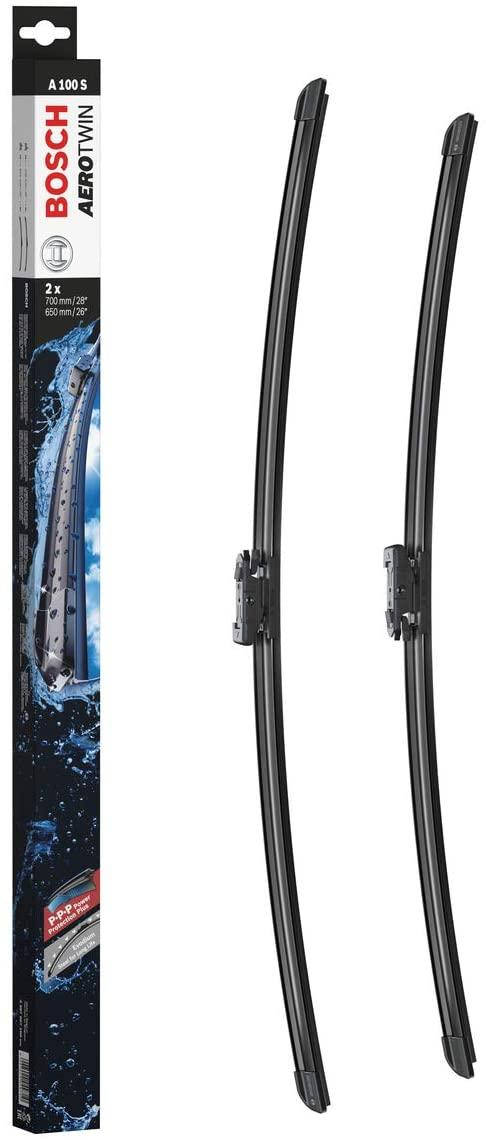 

Щетки стеклоочистителя (дворники) бескаркасные Bosch AeroTwin A100S 700/650 мм 3397007100 комплект