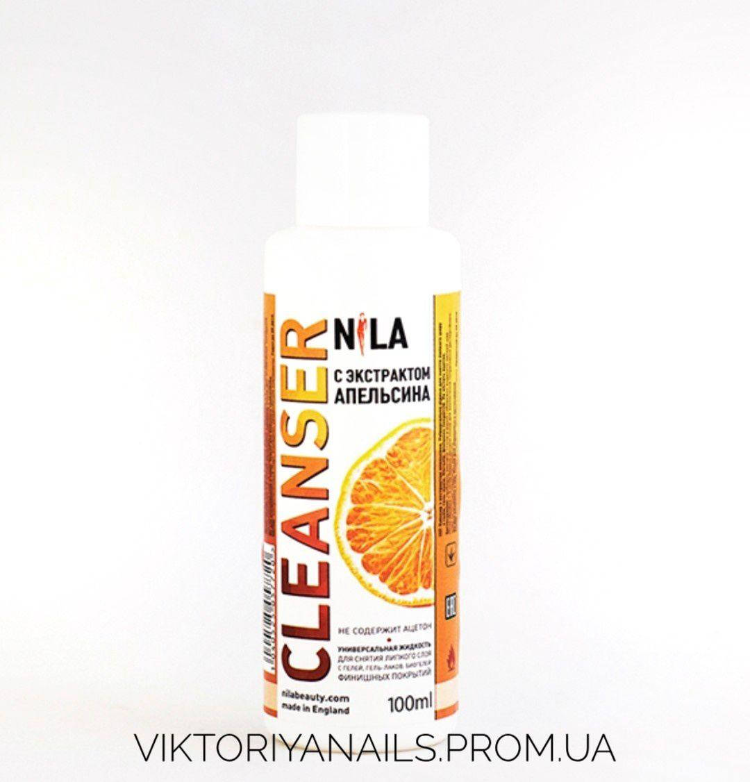 

Nila Cleanser, средство для снятия липкого (дисперсионного) слоя, апельсин, 100мл