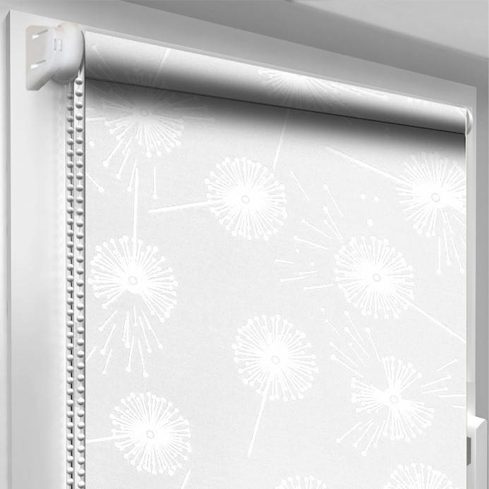 

Рулонная штора DecoSharm Цветы 5428/6 Серая 65х170 см, Серый