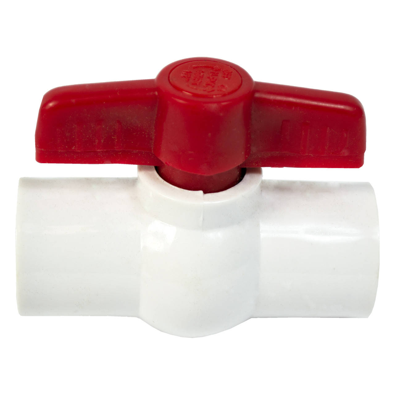 

Кран шаровый пластиковый PVC 1/2" на 1/2" с внутренней резьбой белый