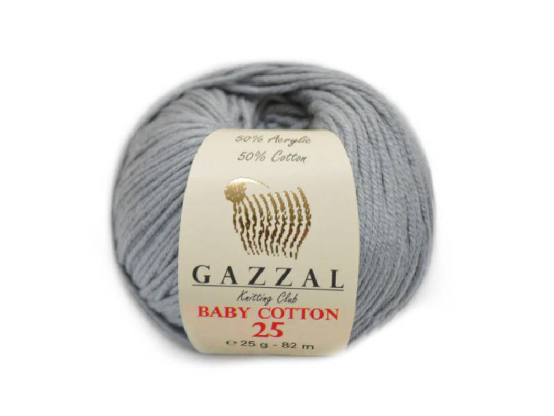 

Gazzal Baby Cotton-25, Серый №3430